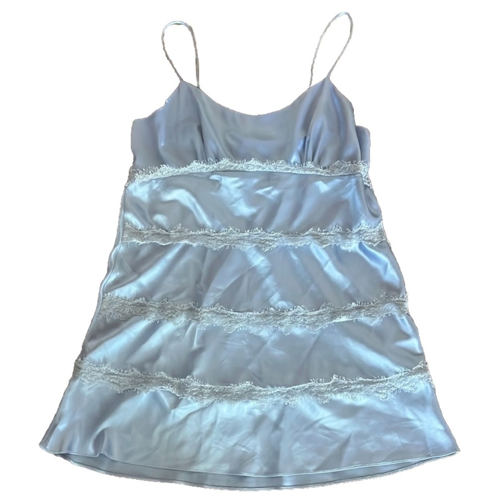 Flora Nikrooz Satin Lace Nightgown Size M